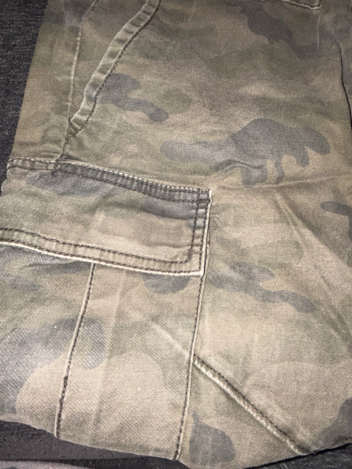 pacsun los angeles skinny cargo pants camo military zip ankle 30×30