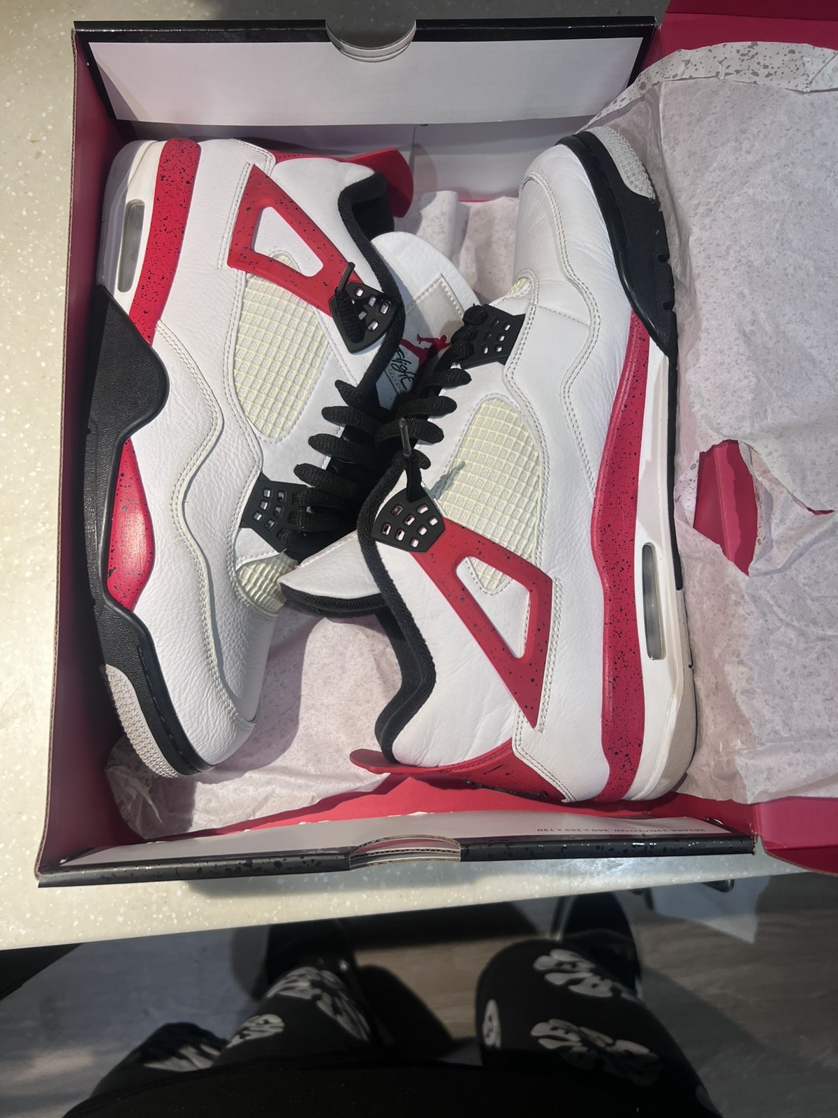 Size 13 – Jordan 4 Retro Mid Red Cement