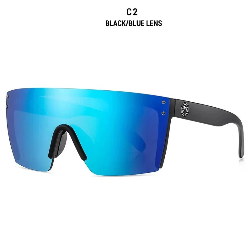 New High Quality Luxury Heat Wave Brand Sunglasses Square Conjoined Lens sportin