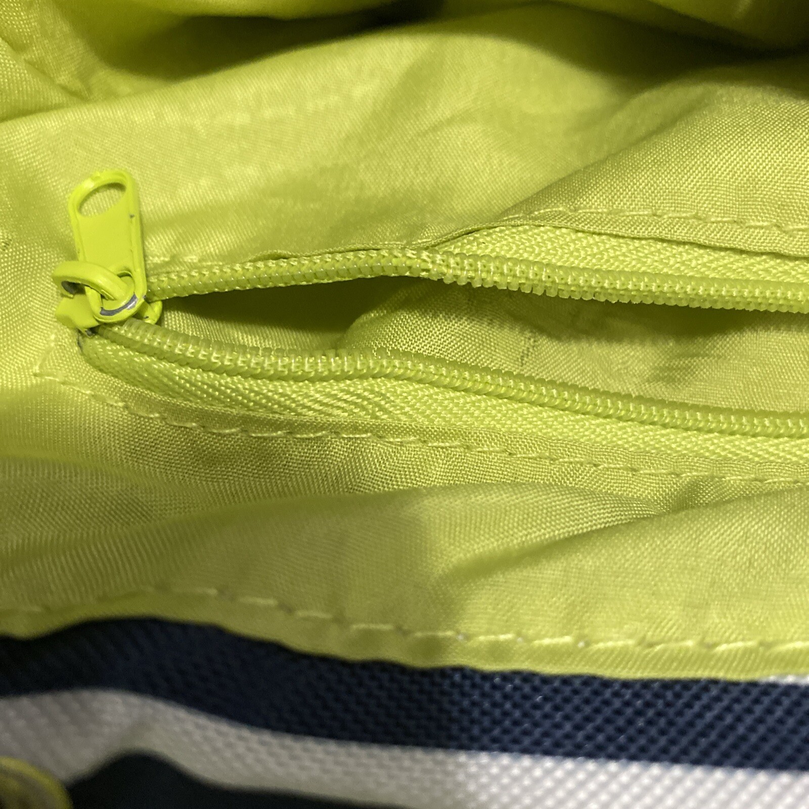 Eco-Friendly Striped Zippered Lily Bloom Womens Backpack Recycled Fabric Multi