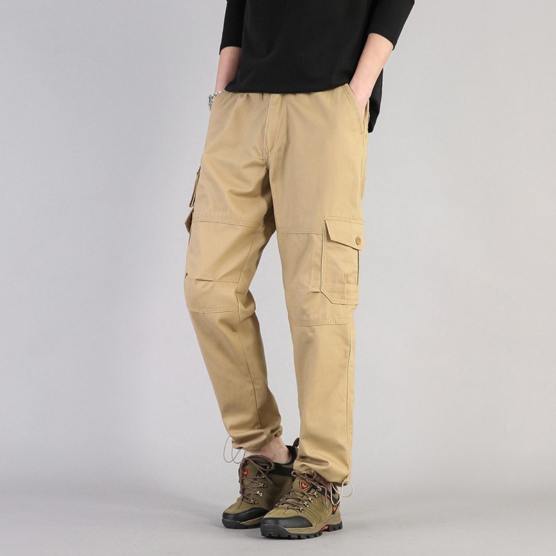 Cargopants Mens Tactical Cargo Casual Trousers Waterproof Hiking Outdoor Pants