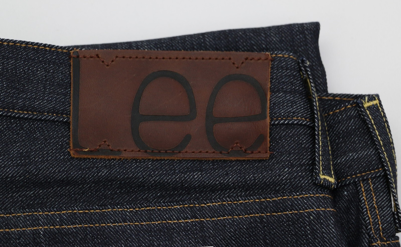 Lee 101 Rider Men’s Jeans Japanese Dry Selvedge Denim 13.75 oz Made in Italy New