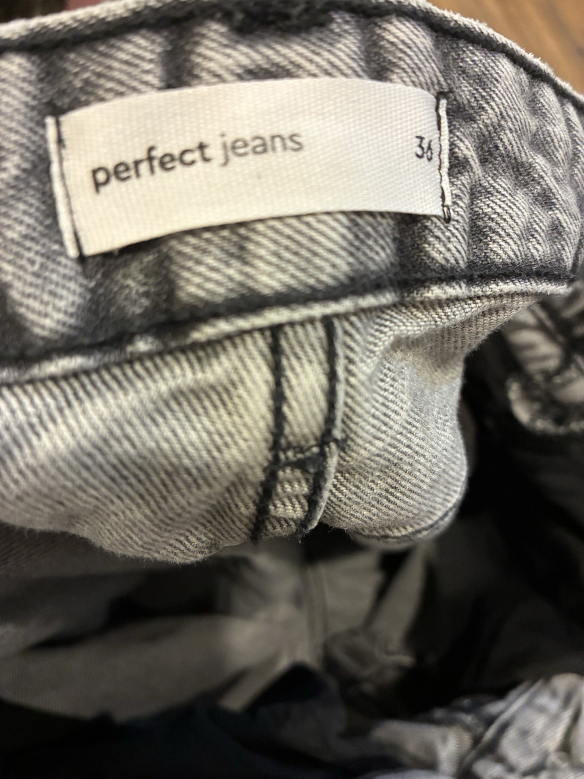 Ginatricot Denim Perfect Boyfriend Barrel Jeans Wide-Leg Women’s Sz 6 Eur 36