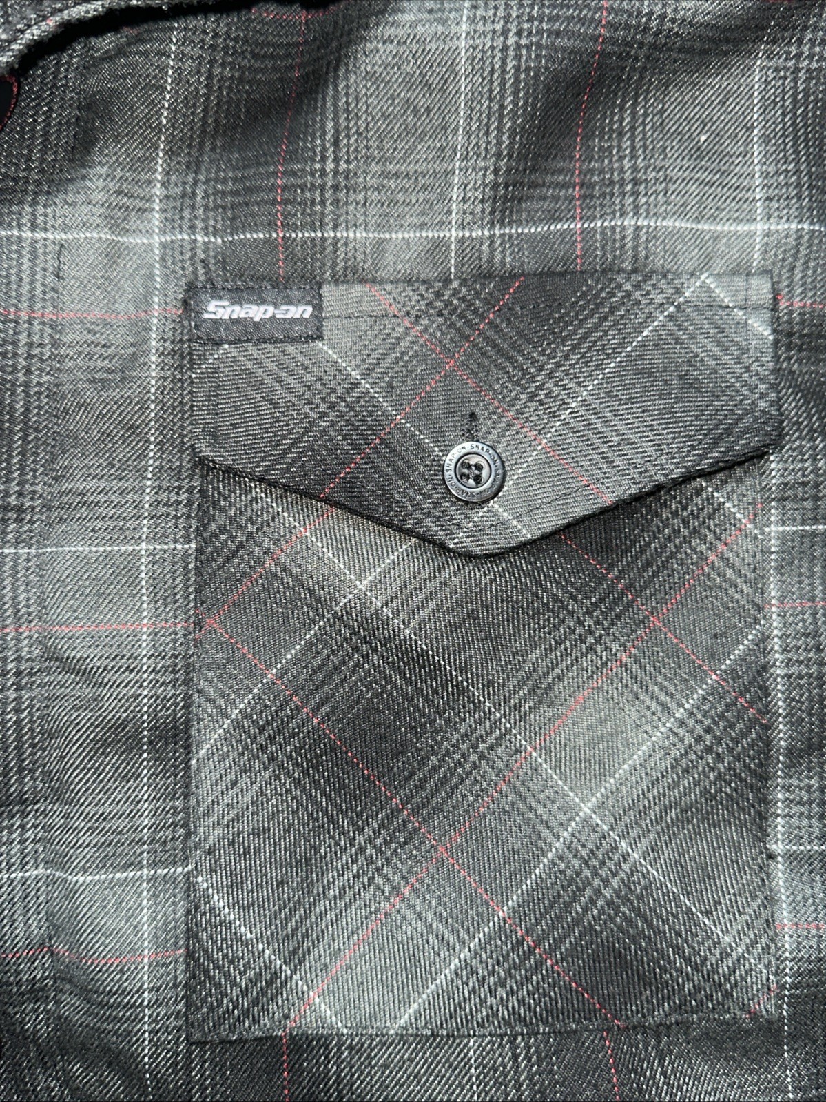 Dixxon Snap-On Jacket Mens XL Plaid Quilted Flannel Workwear Snap On Limited