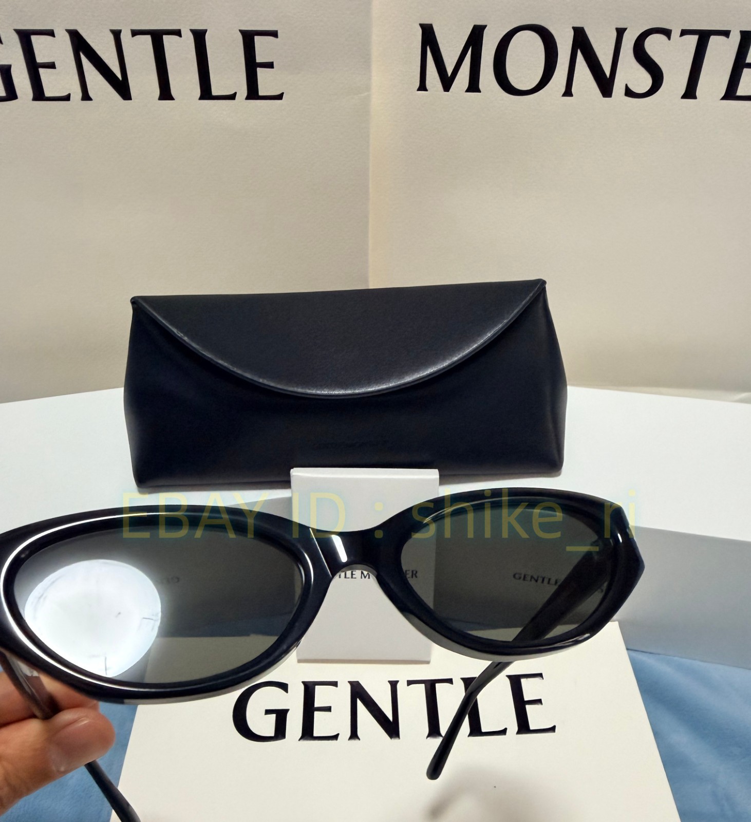 2026 GentleMonster Vanilla 01 Sunglasses Black Frame Black Lenses