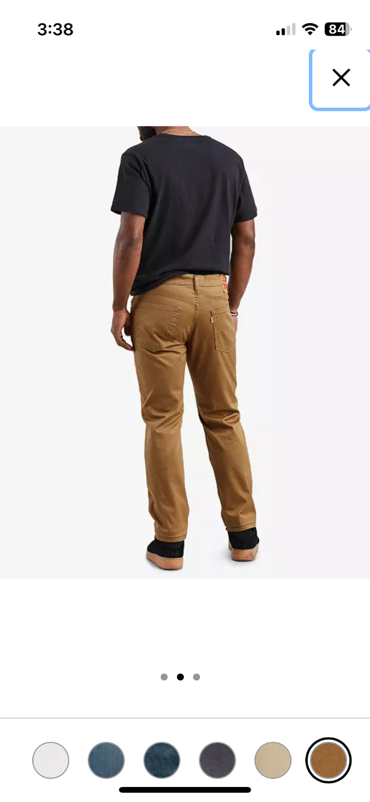 Men’s 541™ Athletic Taper Fit Stretch Caraway Twill Jean style Pants size 46×30