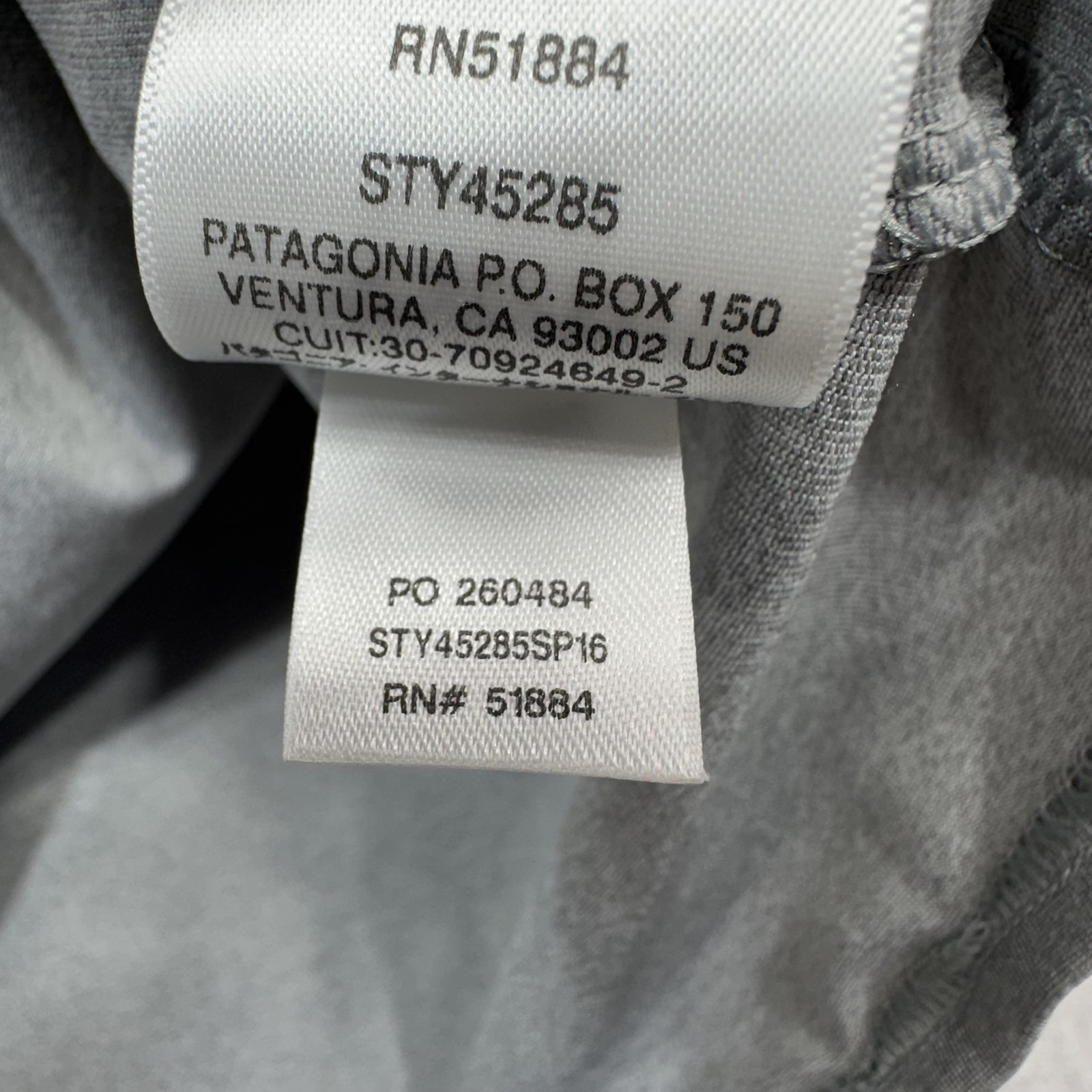 Patagonia Capilene Daily Baselayer Tee Shirt Mens Large Gray Built To Endure
