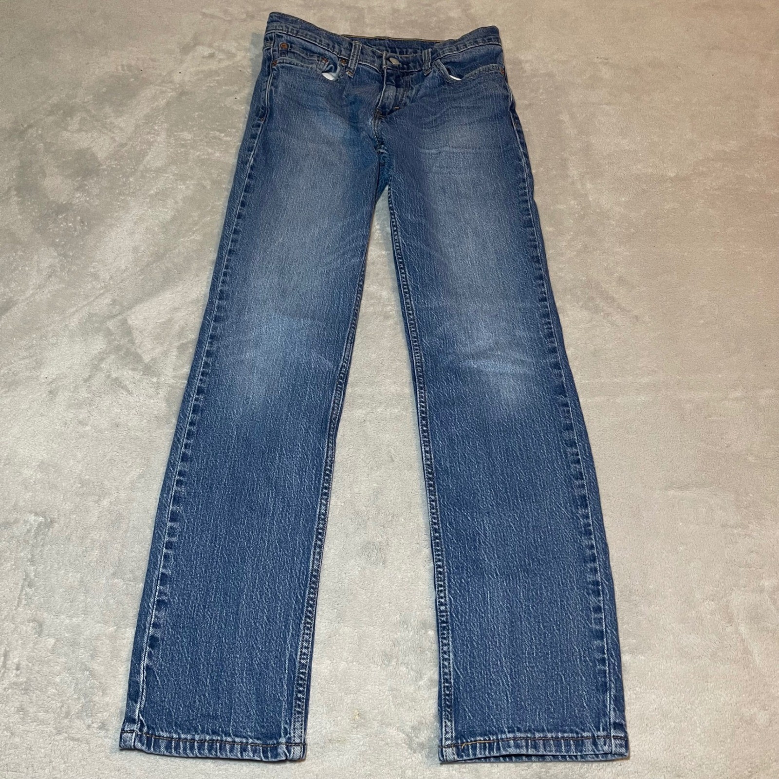 Levis 511 Jeans Mens 30×34 Blue Slim Fit Medium Wash Denim Stretch Low Rise