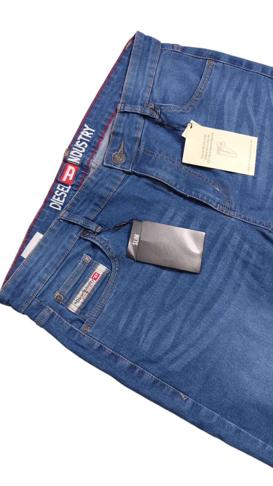 Mens Slim Fit Jeans Stretch Denim Pants Slim Skinny Casual Designer Jeans