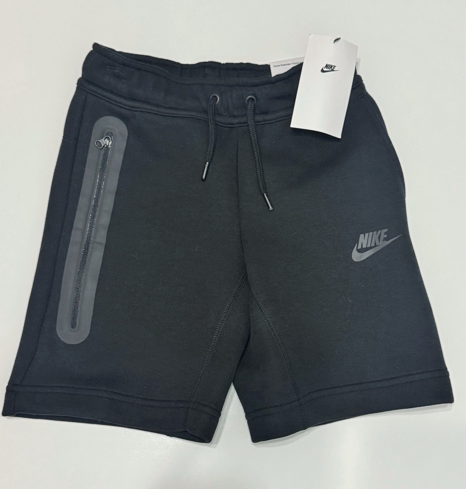 Boys’ Nike Tech Fleece Lounge Shorts Sizes XS, S, M & XL Black NEW