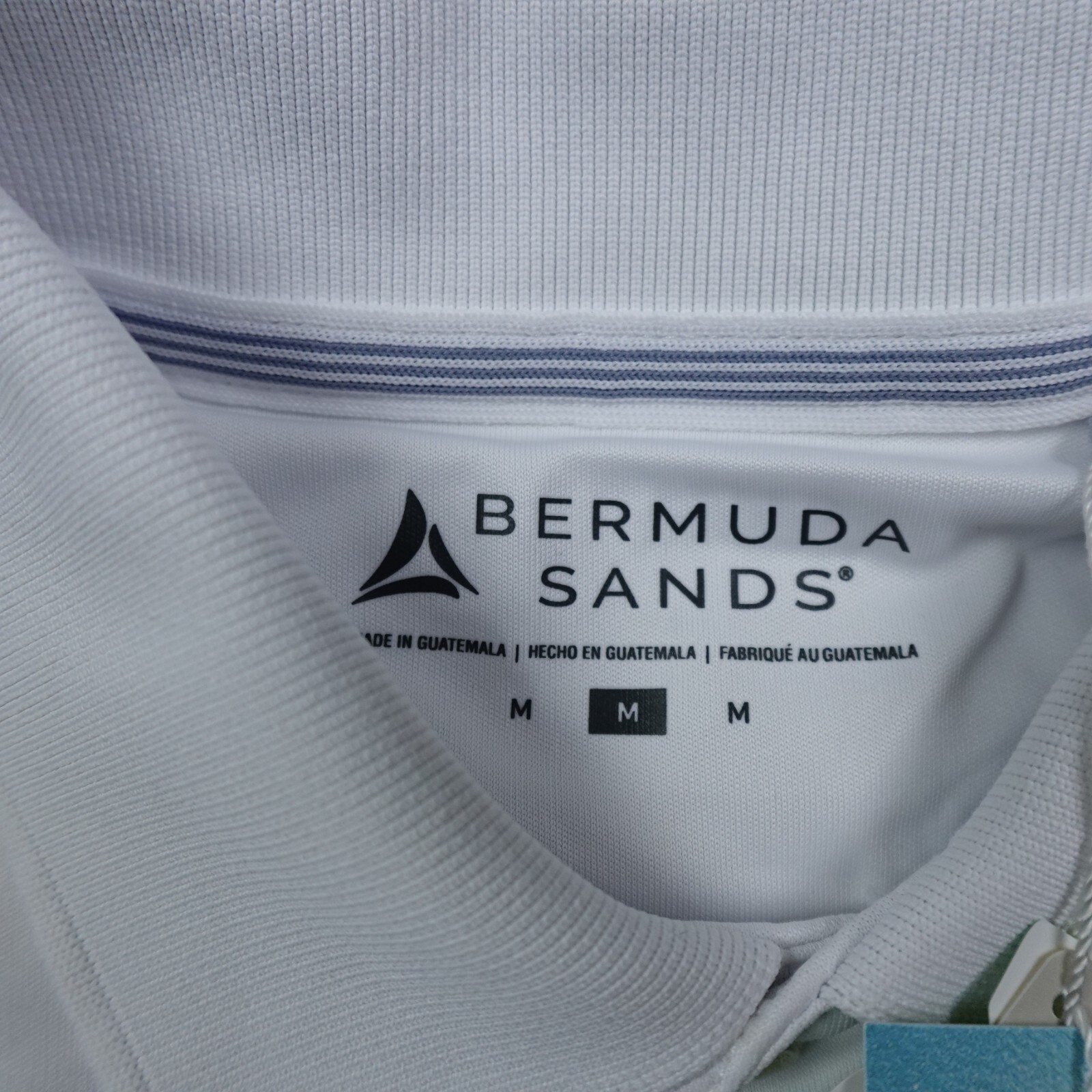 Waste Management Polo Shirt Mens Medium TPC Scottsdale Performance Bermuda Sands