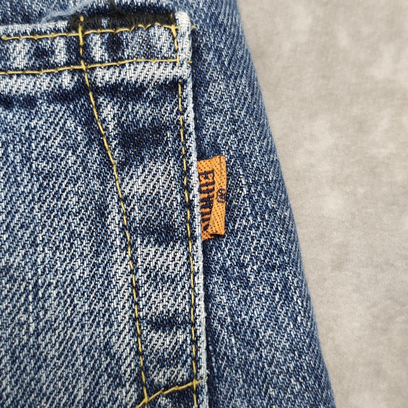 80s-90s VINTAGE edwin jeans men 505 W32 L30 made in Japan denim【E065】