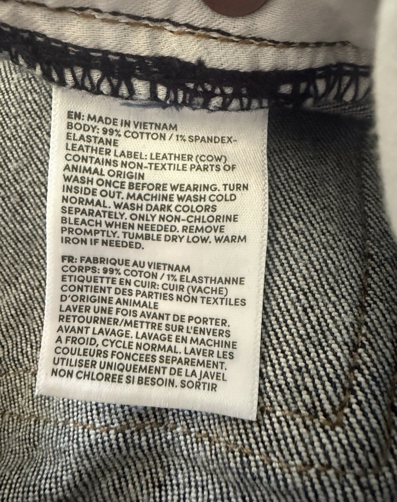 Lands’ End Men’s Dark Wash Blue Denim Jeans Traditional Fit Straight Stretch