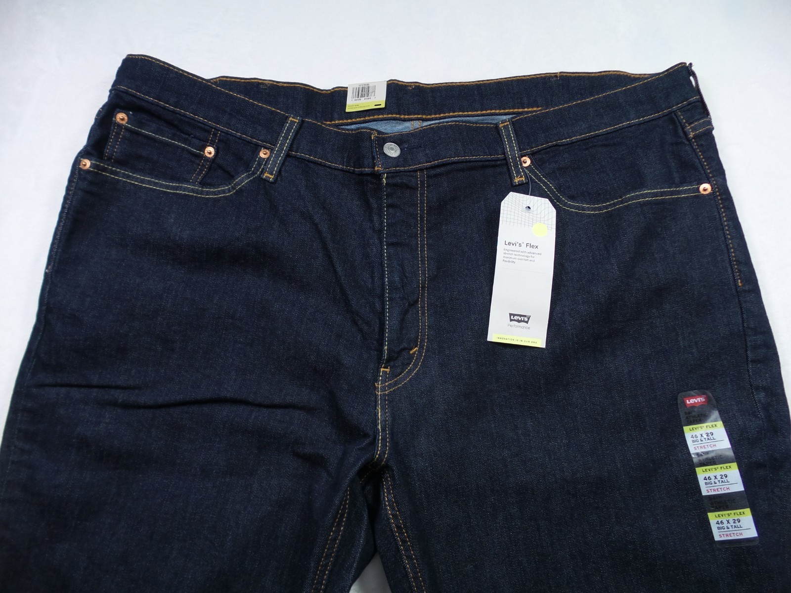 Levis Jeans Mens 46 x 29 Blue 541 Athletic Fit Stretch Taper Big Tall Denim NWT