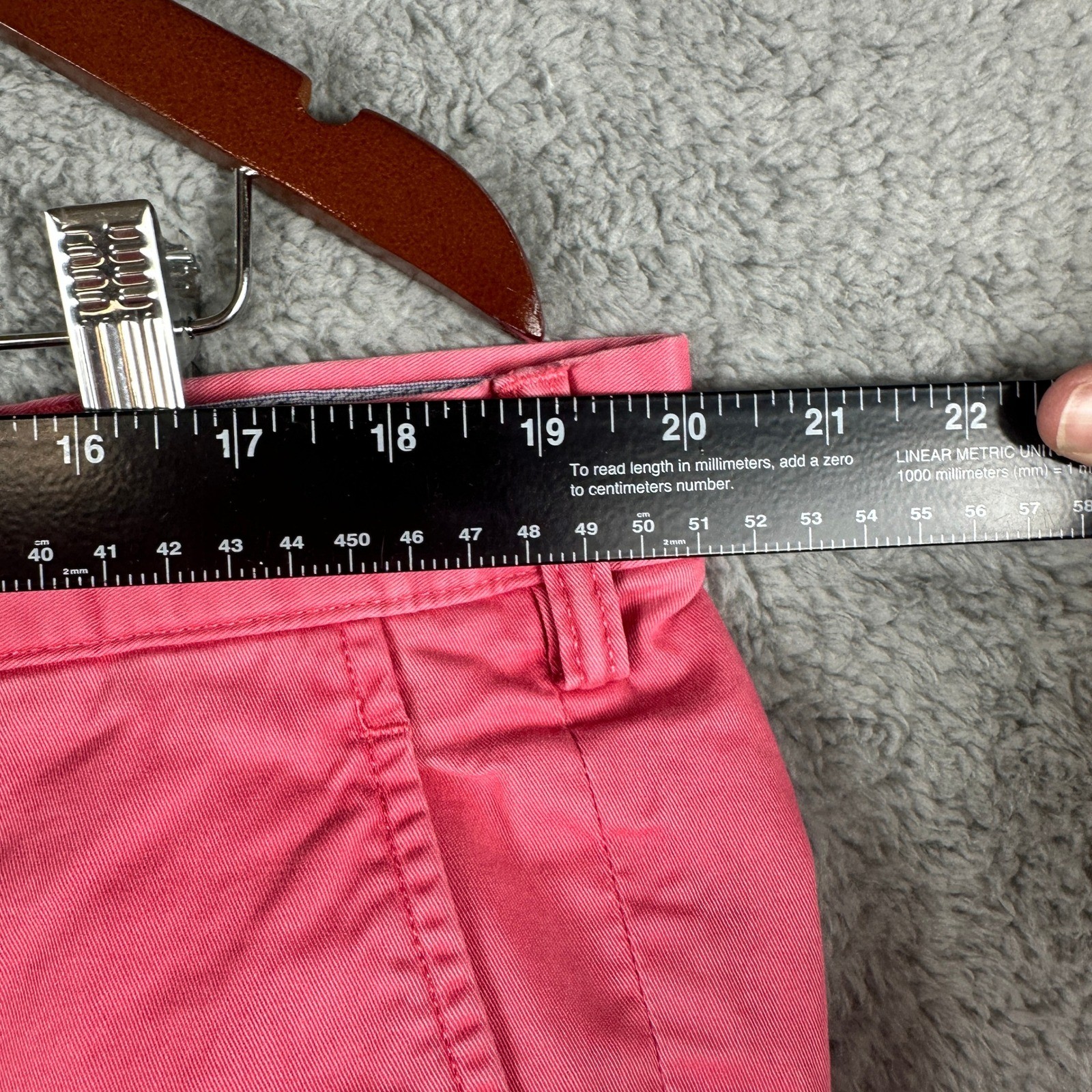 Polo Ralph Lauren Slim Stretch Chino Mens 40×32 (Fits 40×30) Pink Preppy Pants