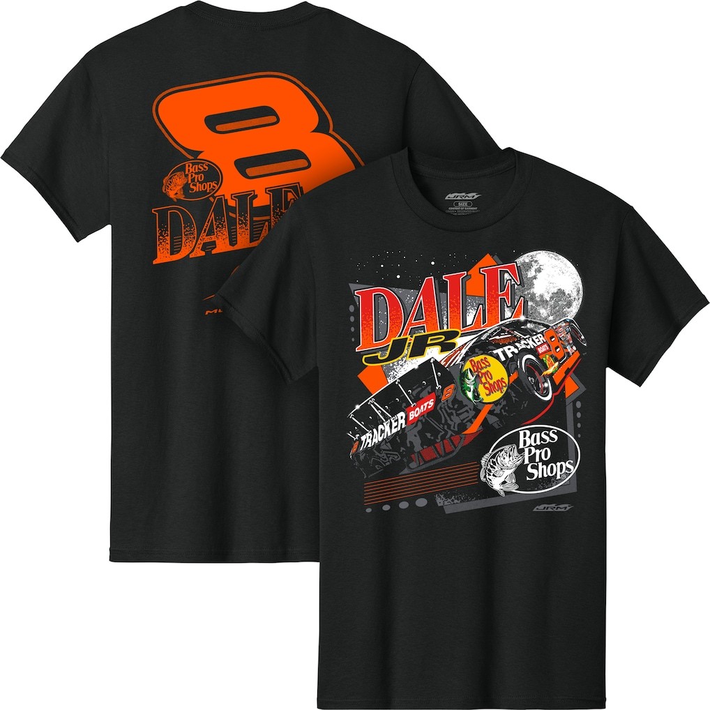 Dale Earnhardt Jr #8 JR Motorsports Bass Pro Shops Black Racing T-Shirt