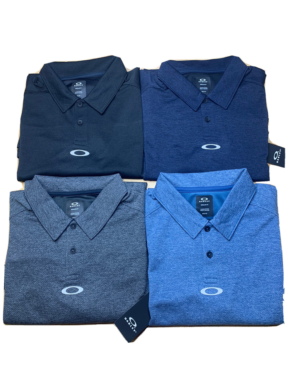 NWT Men’s Oakley Aero Ellipse Polo Golf Shirt Variety Sizes & Colors