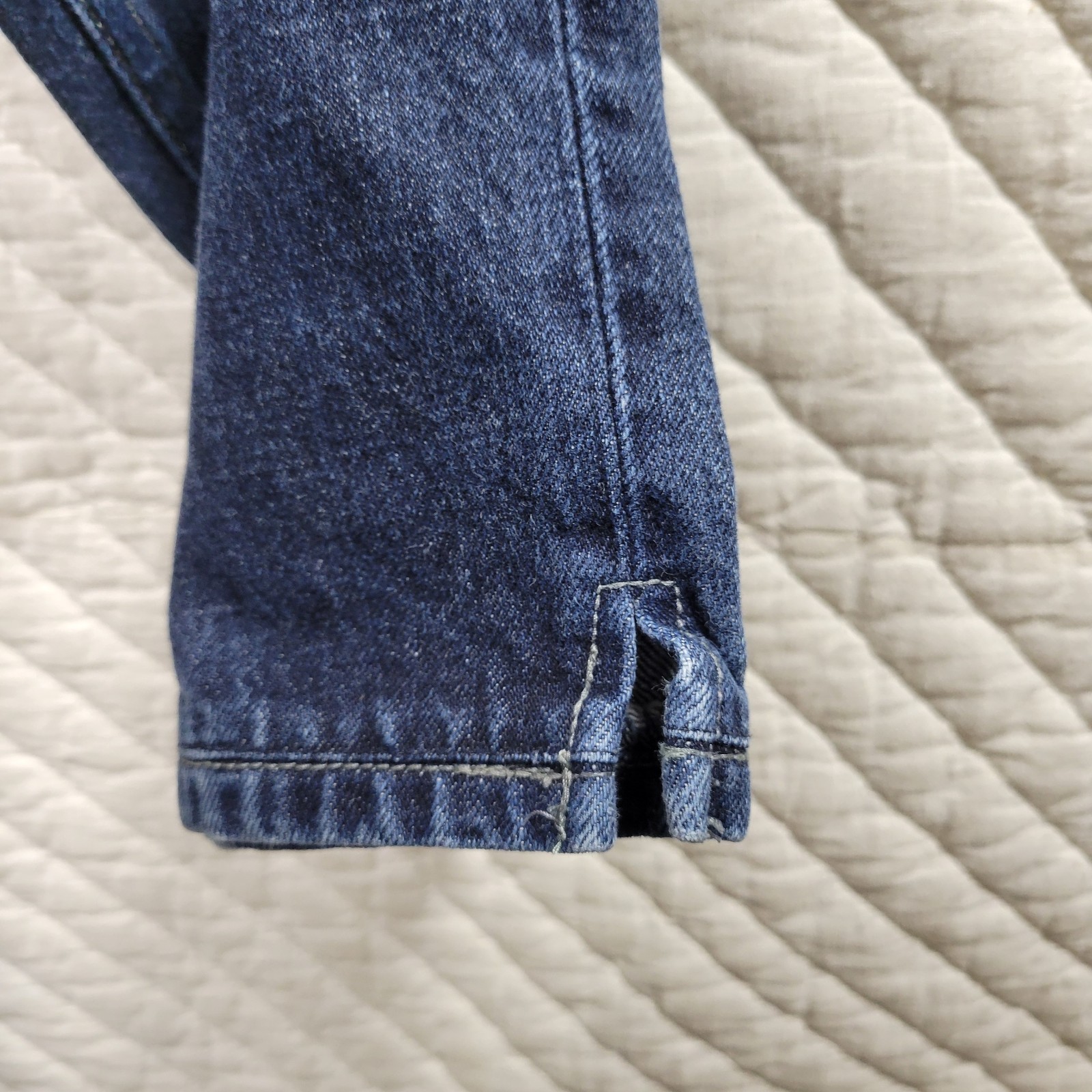 Diesel Larkee Jeans Men 34×30 Blue Straight Leg Dark Wash Made in USA