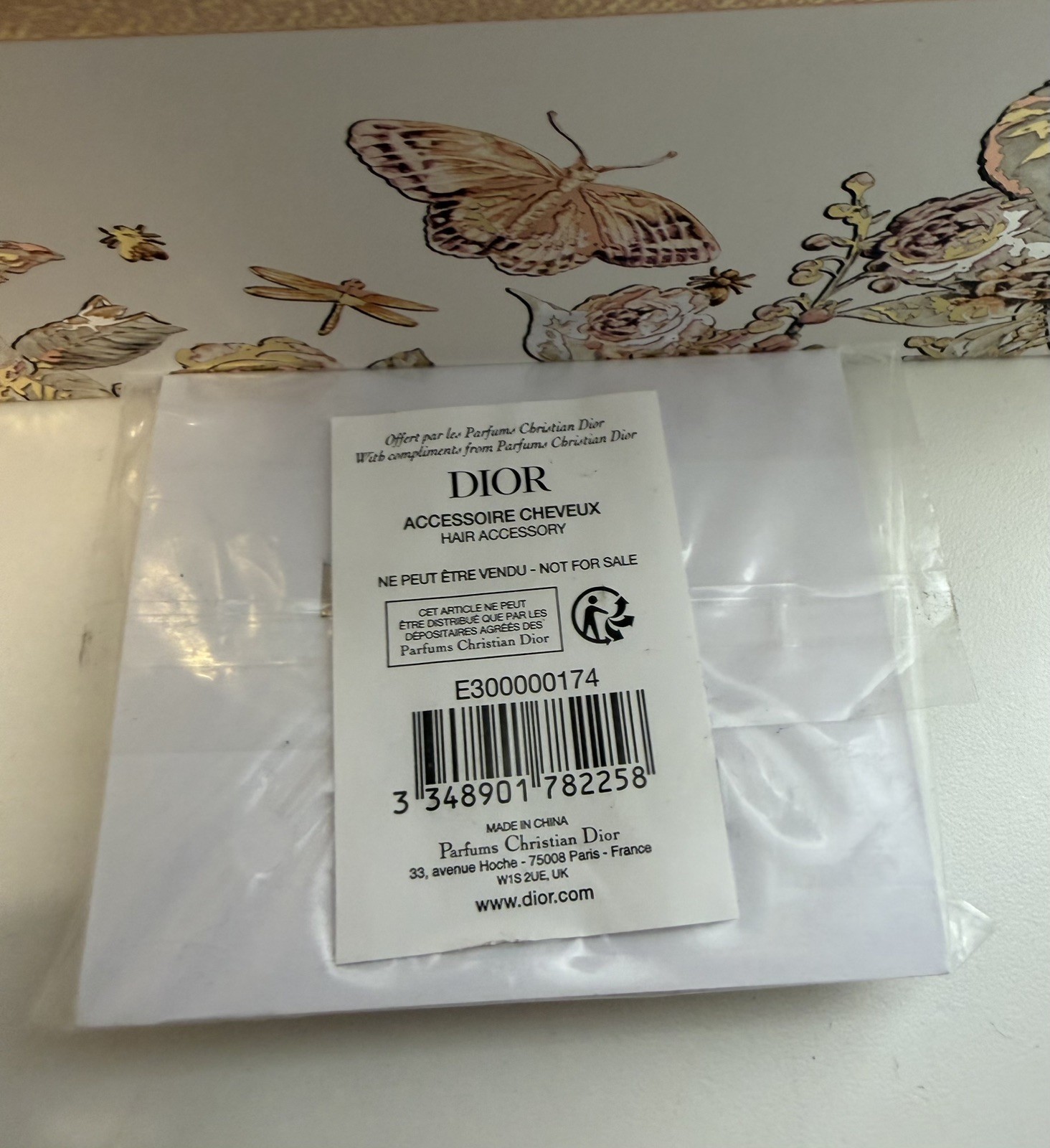 DIOR Beauty Backstage Pink Hair Clips Get Ready 2 Piece Set NEW +1 free sample