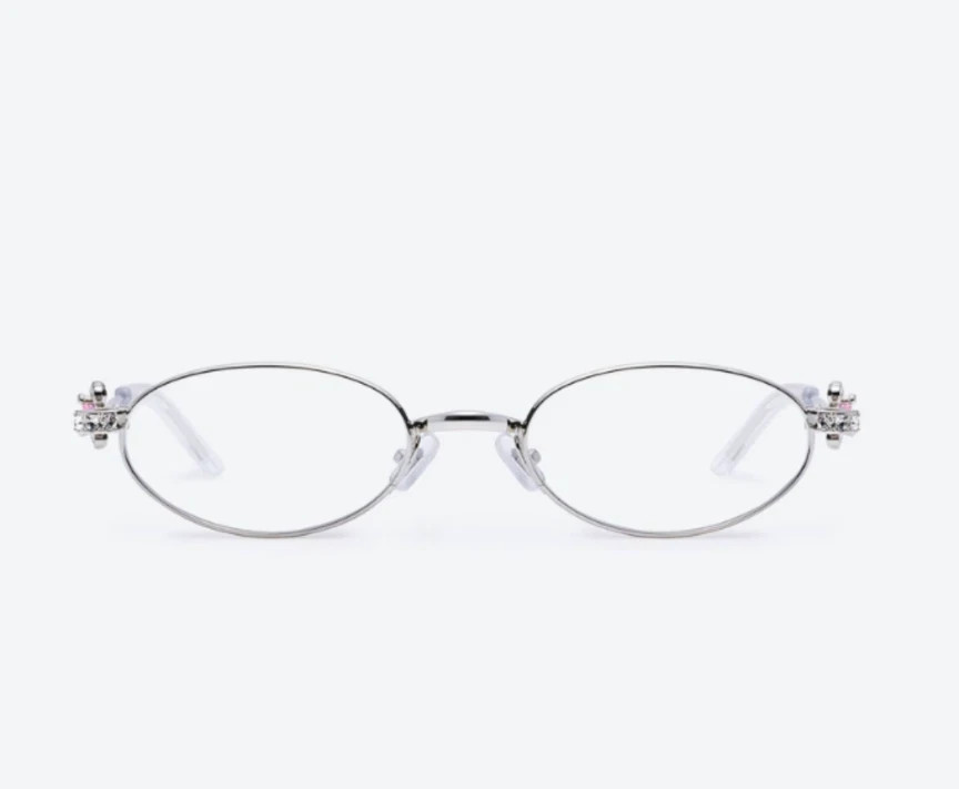 Gentle Monster On Ring 02 Sunglasses Silver/Clear With Case New