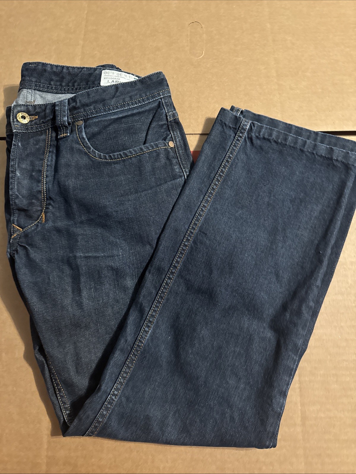 Diesel Larkee Jeans Mens 30×30 Blue Regular Straight 008Z8 Denim
