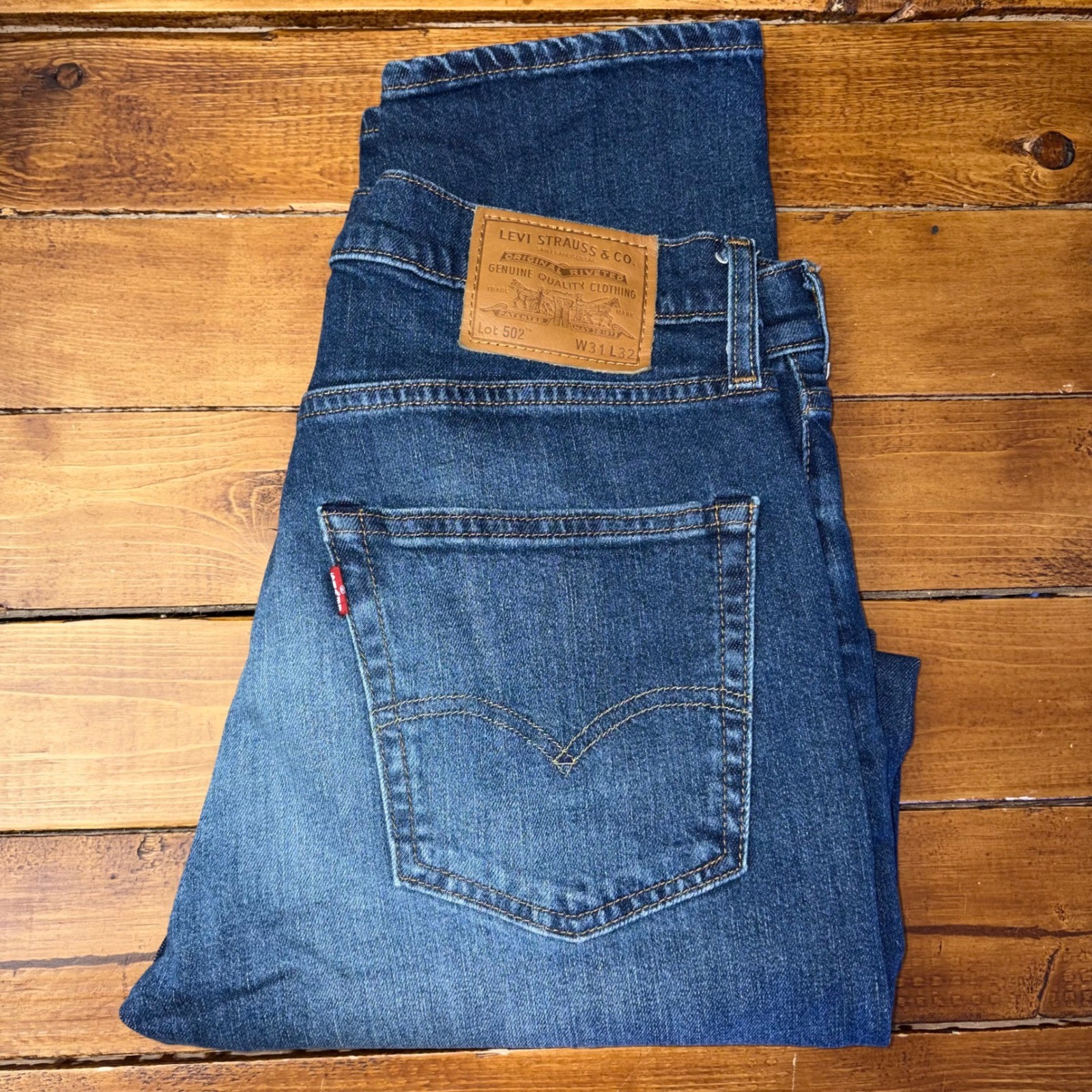 Levi’s Premium 511 Slim Jeans Mens 31×32 Blue Stretch Tapered Denim Workwear