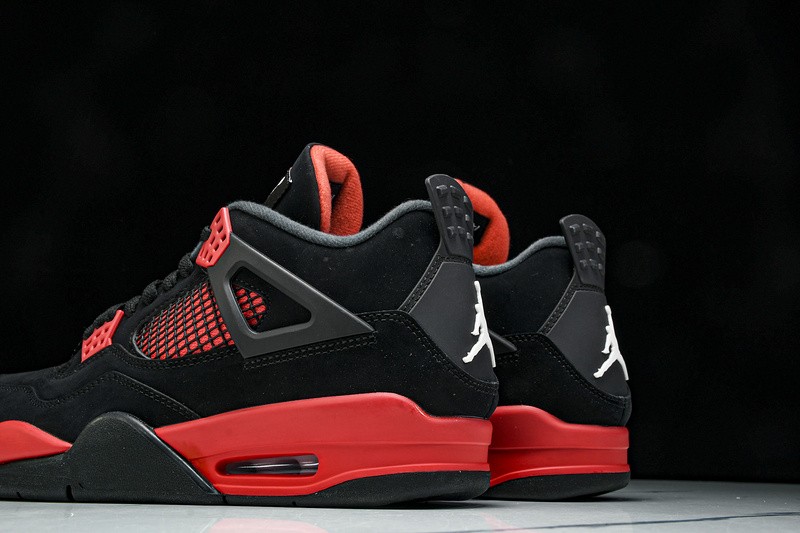 CT8527-016 AJ 4 Retro Red Thunder Black/Crimson Men’s Size 4-13