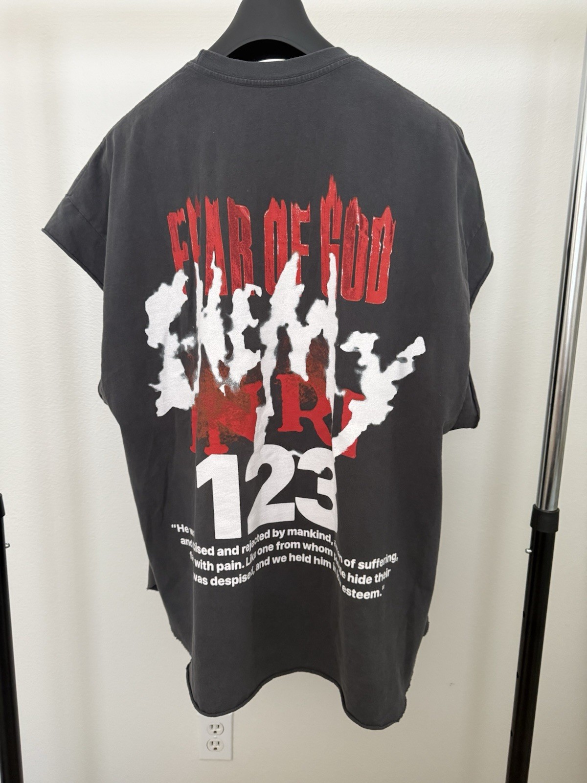 Fear of God x RIVINGTON roi Rebis Apocalypse Nunca sleeveless Tee LTD Edition