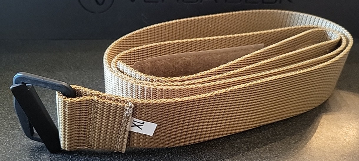 Tactical Military Heavy Duty Riggers Uniform Belt BDU SIZE XL BROWN 53″ LONG