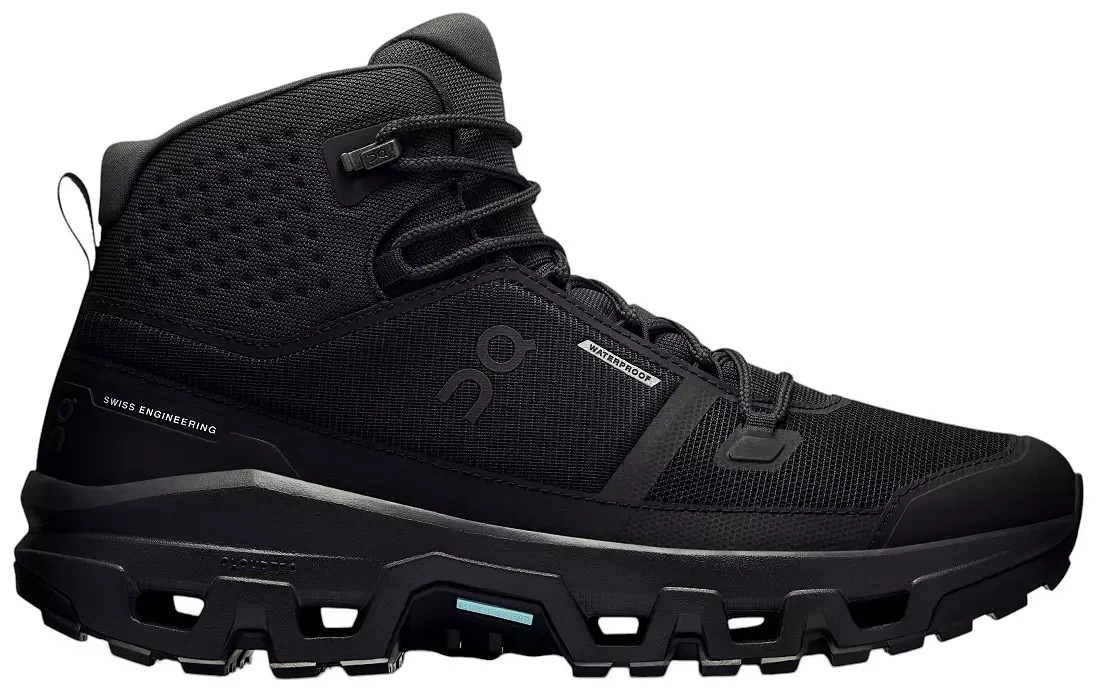 NEW – On Mens Cloudrock Mid [ Black/Black ] Waterproof Hiking Boots – BRAND NEW