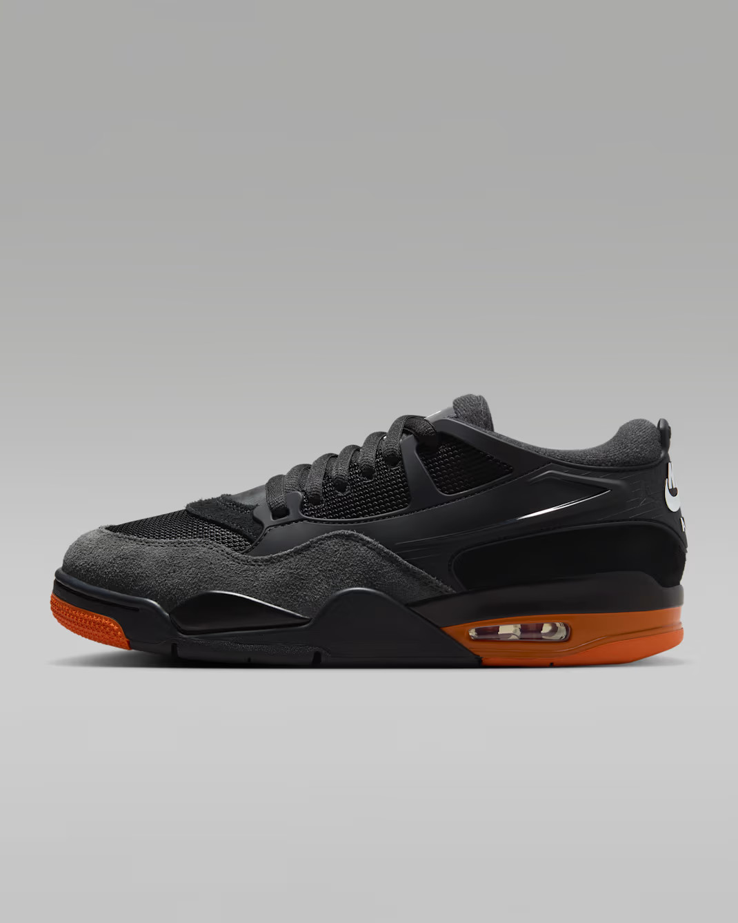 Air Jordan 4 RM US 12.5 Men’s Black Starfish Orange White Nike HF8126-001 NIB