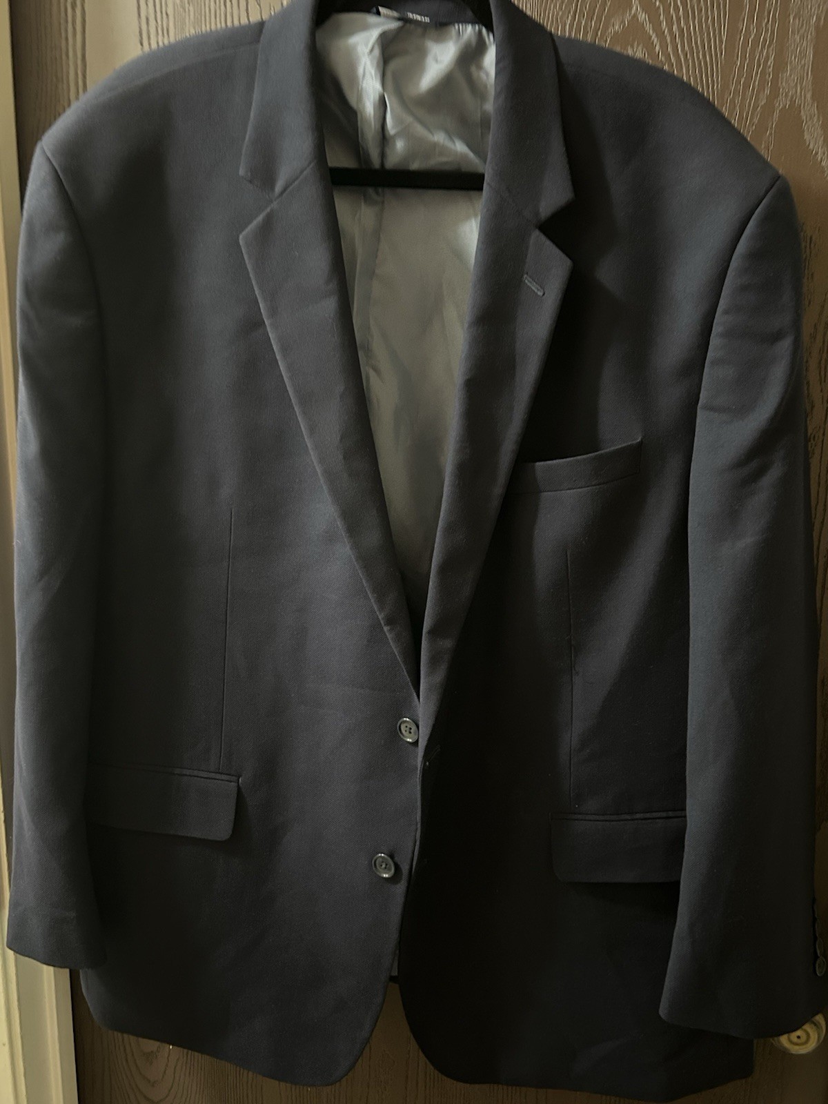 Croft & Barrow Men’s Blazer Size 50 Regular Navy Blue Suit Coat Jacket 50R