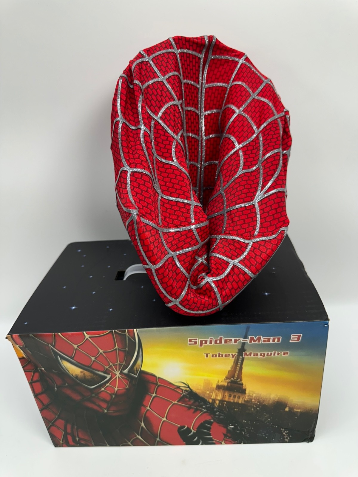 Movie Spider-Man Tobey Maguire Halloween Cosplay Mask Full Face Headgear Props