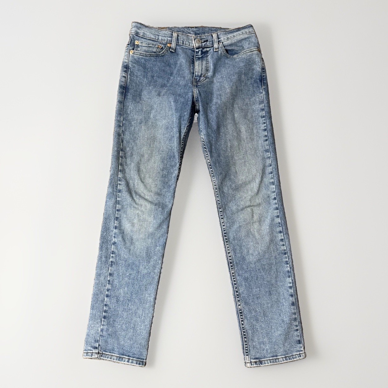 Levi’s 511 Slim Fit Jeans Men’s 29×30 Blue Light Wash Denim Red Tab