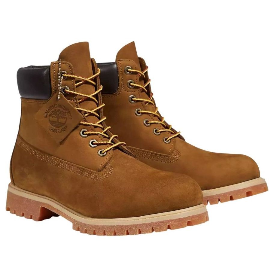 Timberland Men’s 6″ Premium Waterproof Boot Ankle, Dark Wheat Nubuck, ALL SIZES