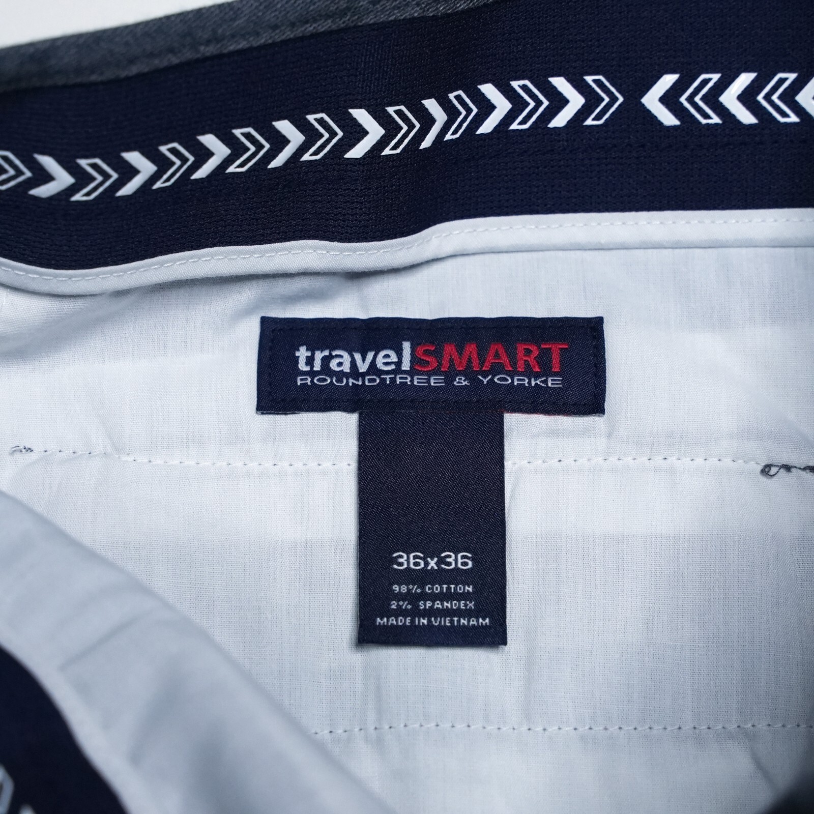 Roundtree & Yorke TravelSmart Pants LT 36″x36″ Tall Gray Pleated Non Iron NWT