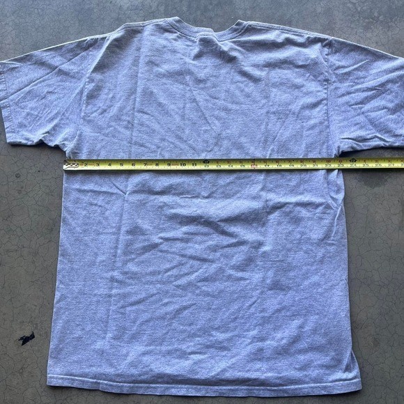 2000s blast energy drink grey graphic tee Anvil xl
