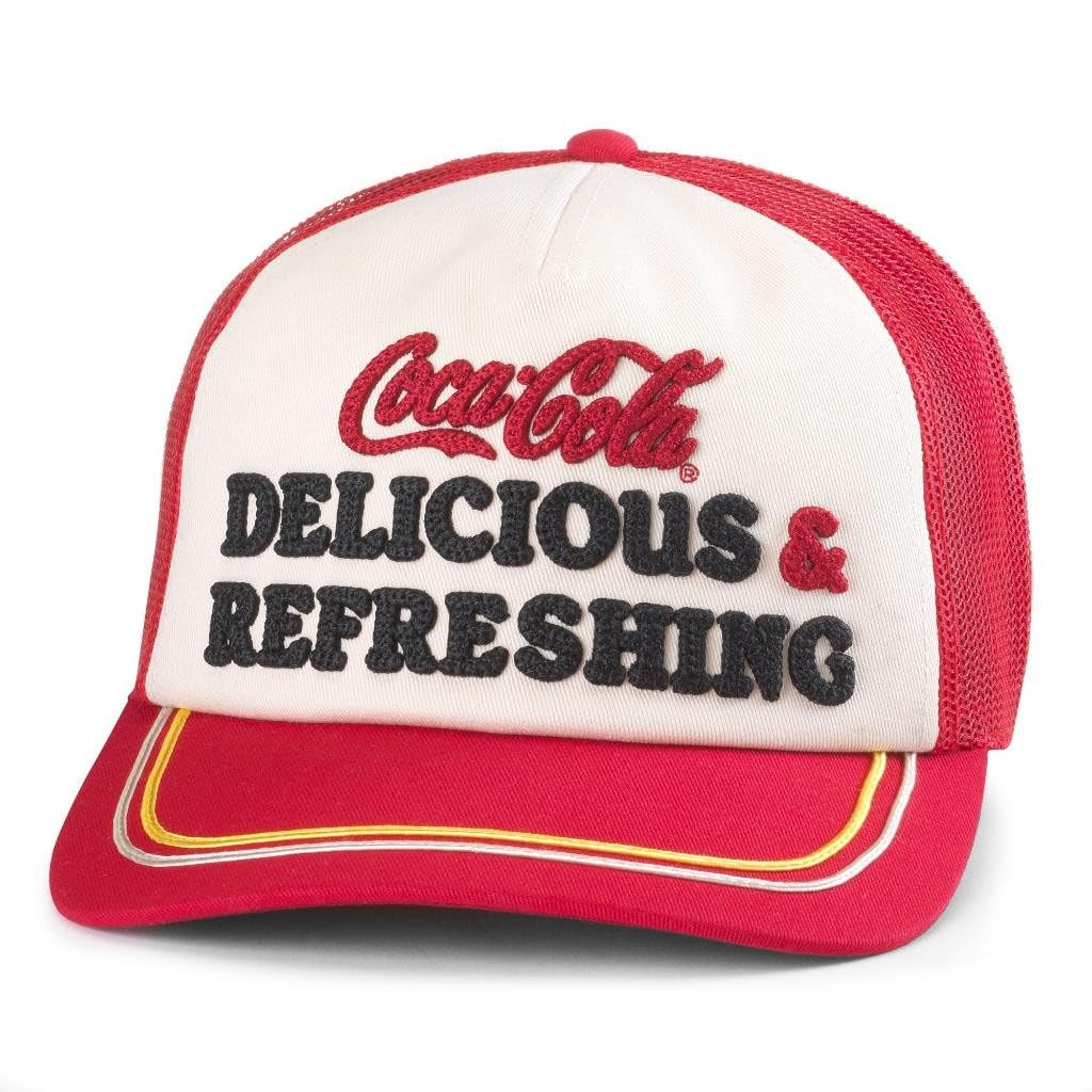 Unisex Coke Coca Cola Radler Adjustable Snapback Baseball Hat (25001A-COKE-RDIV)