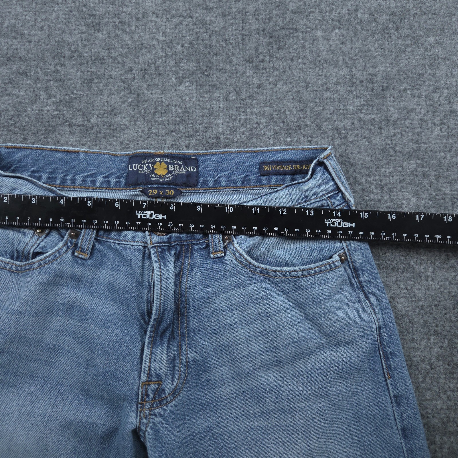 Lucky Brand Jeans Mens 29×30 Blue Denim 361 Vintage Straight Preppy Y2K
