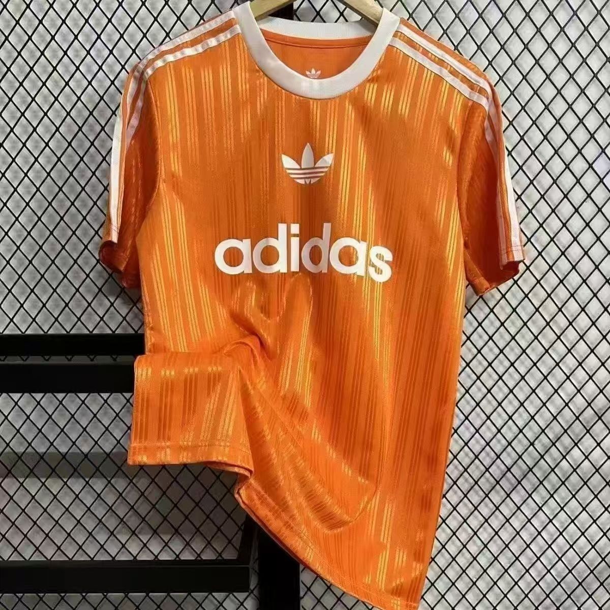 RARE NEW MENS ADIDAS ORIGINALS CALIFORNIA 3 STRIPES TREFOIL SHIRT ~ S M L XL XXL