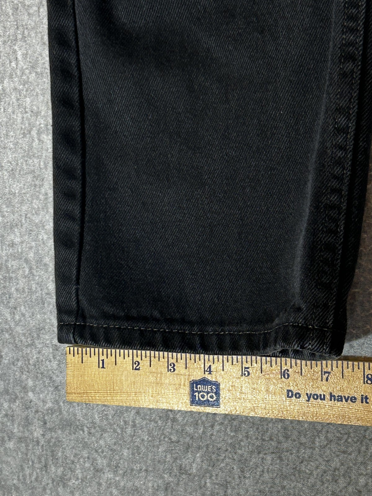 Levis 505 Jeans Mens 38×32 Regular Fit Straight Black Denim Classic Americana