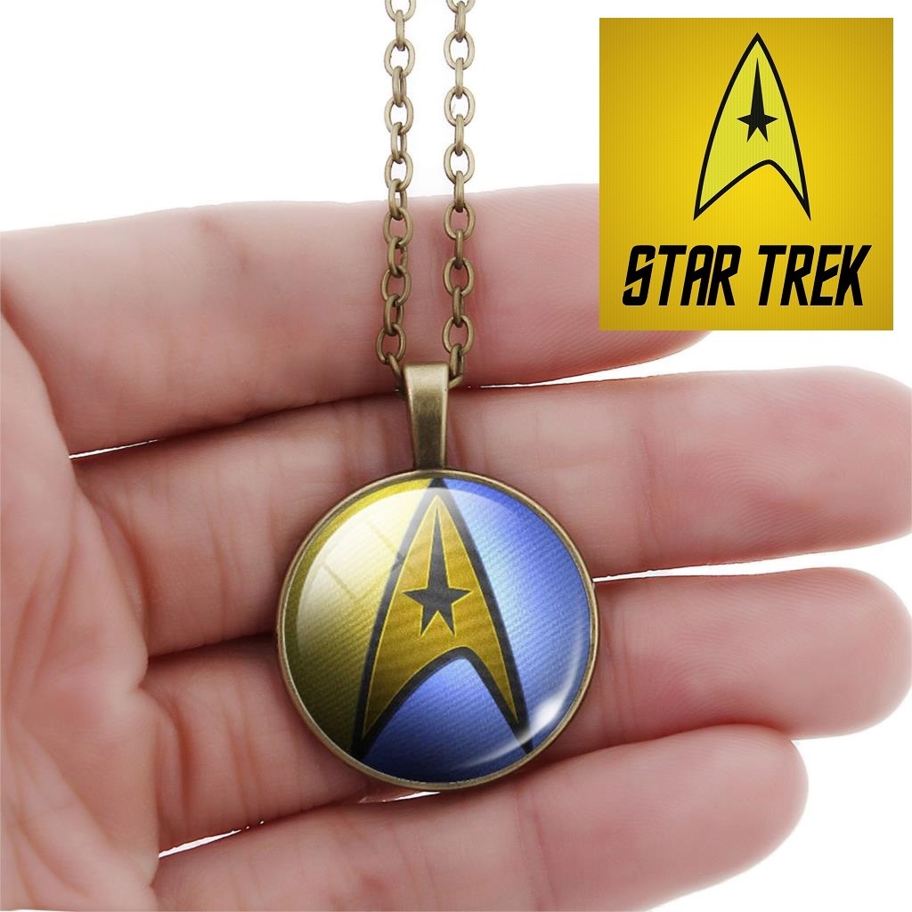 Star Trek Command pendant Original logo Antique Bronze color Collectible gift US