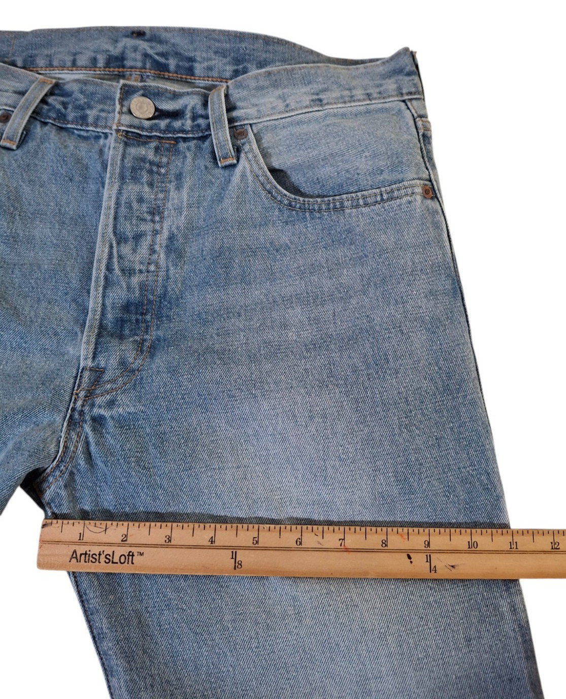 Levi’s 501 Premium Jeans Men’s 32×34* (34×34) Blue Denim Straight Leg Button Fly
