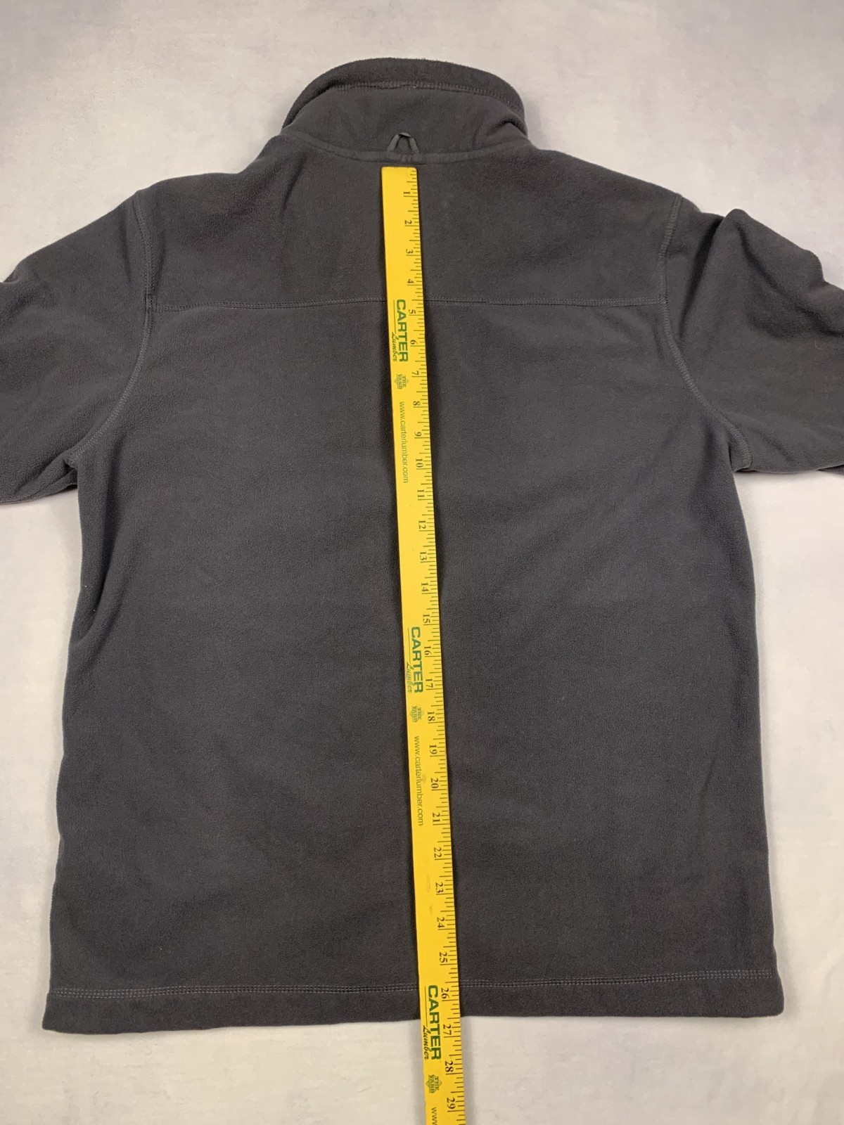 The North Face Full Zip Fleece Jacket Mens L Gray Lightweight Outdoor
