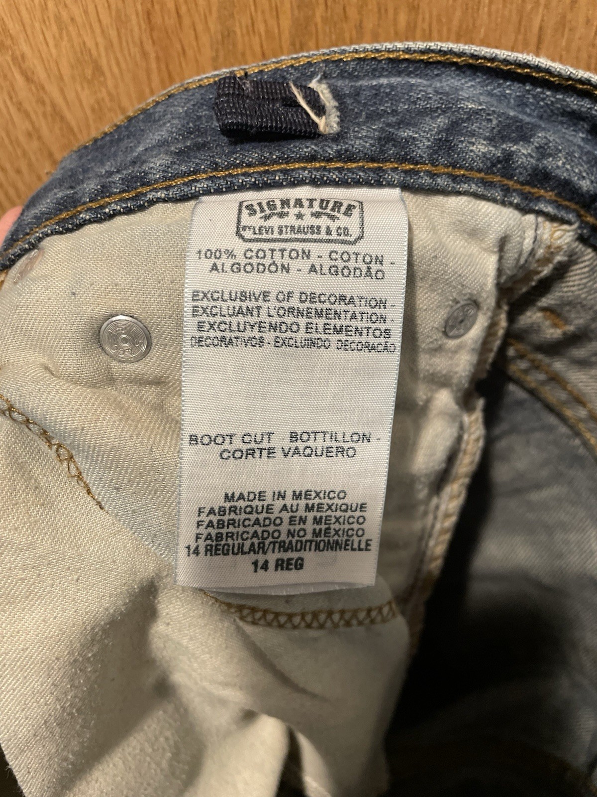 A Mix Of 5 Pairs Of Boys Size 14 Jeans. All Have Adjustable Waist