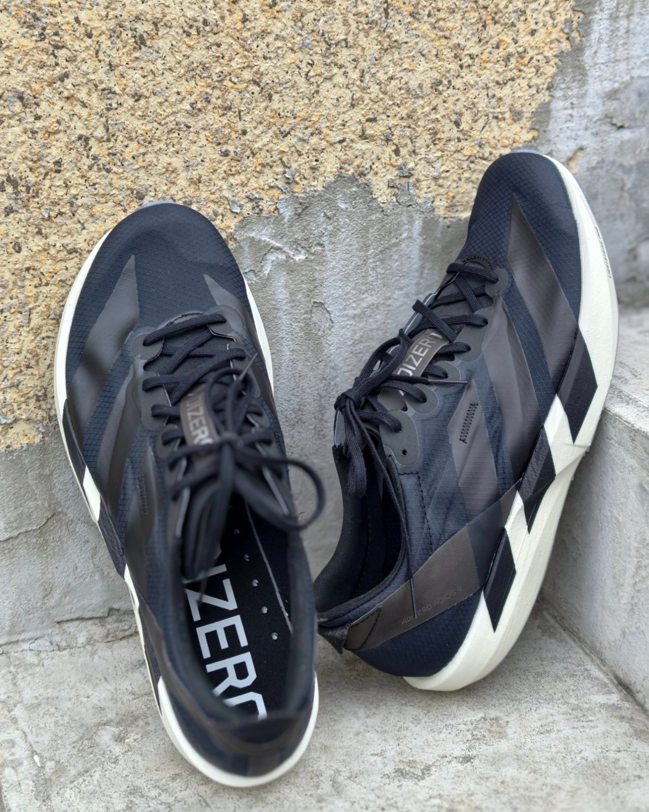 Adidas Adizero Adios 9 ‘Black Iron Metallic’ Ih5751 New Authentic