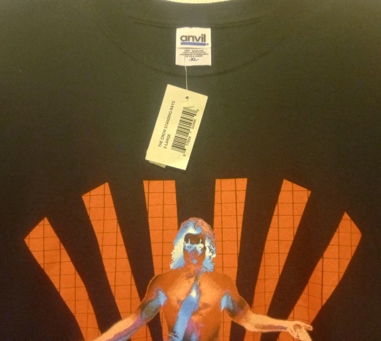 2004 New Vintage The Crow T Shirt Men’s XL Black Tee Brandon Lee Eric Draven