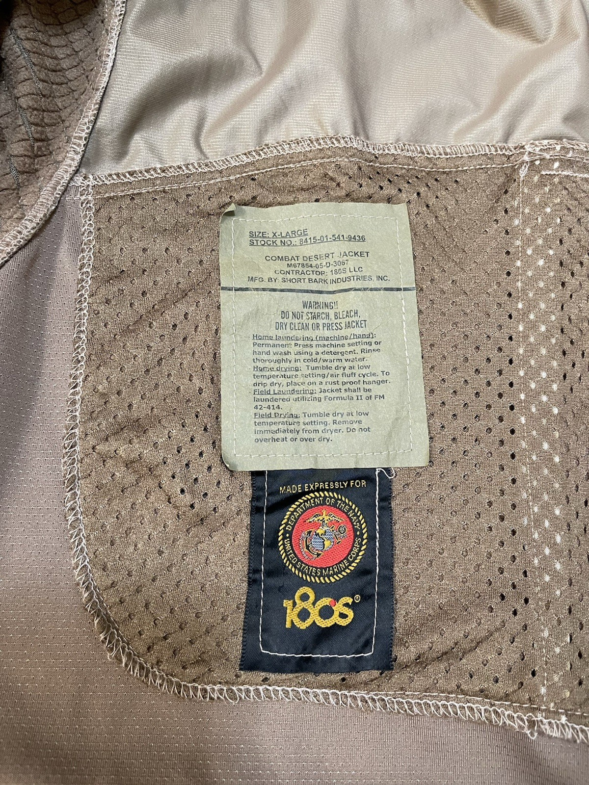 USMC Apecs Cdj 180s Cold Weather Desert MARPAT Combat Jacket Sealassrted sizes