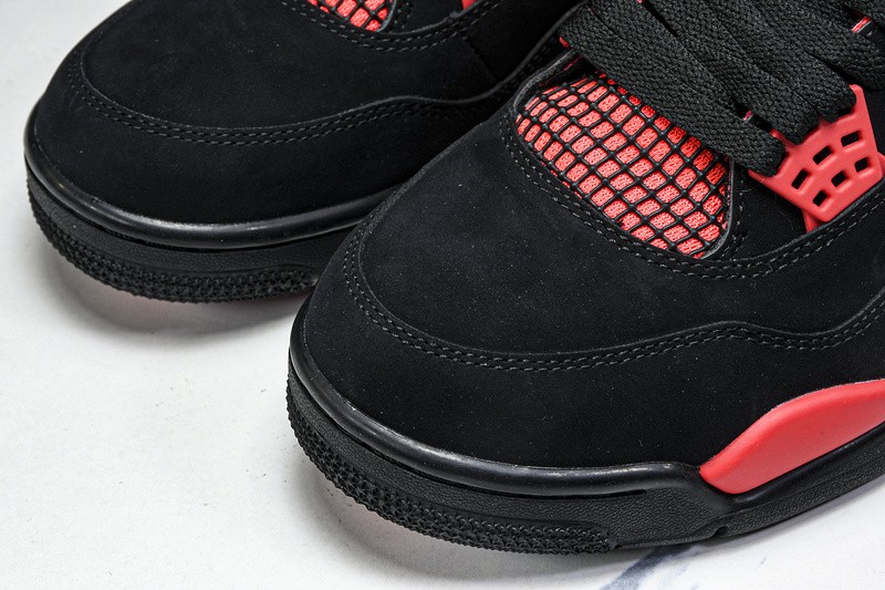 CT8527-016 AJ 4 Retro Red Thunder Black/Crimson Men’s Size 4-13