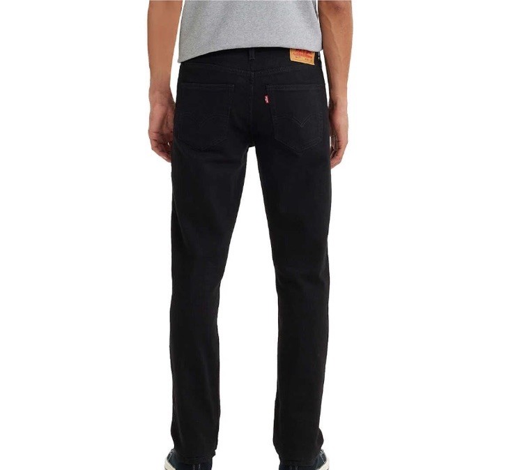 Levi’s 511 Men’s Slim Fit Stretch Sits Below Waist Jeans, Black, Size 40X32